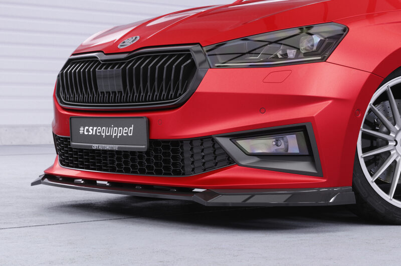 Lip delantero CSR Automotive para Skoda Fabia 4 Monte Carlo CSL829 Negro Mate 2