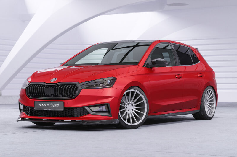 Lip delantero CSR Automotive para Skoda Fabia 4 Monte Carlo CSL829 Negro Mate 4