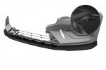 Lip delantero CSR Automotive para Volvo S60 (3.a generación) / V60 (2.a generación) CSL830 Carbon Look 1