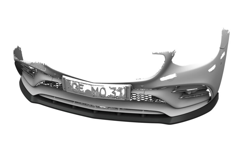 Lip delantero CSR Automotive para Mercedes-Benz SLC R172 43 AMG CSL833 Negro Mate 3