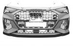 Lip delantero CSR Automotive para Audi RSQ3 (F3) CSL838 Negro Mate 6