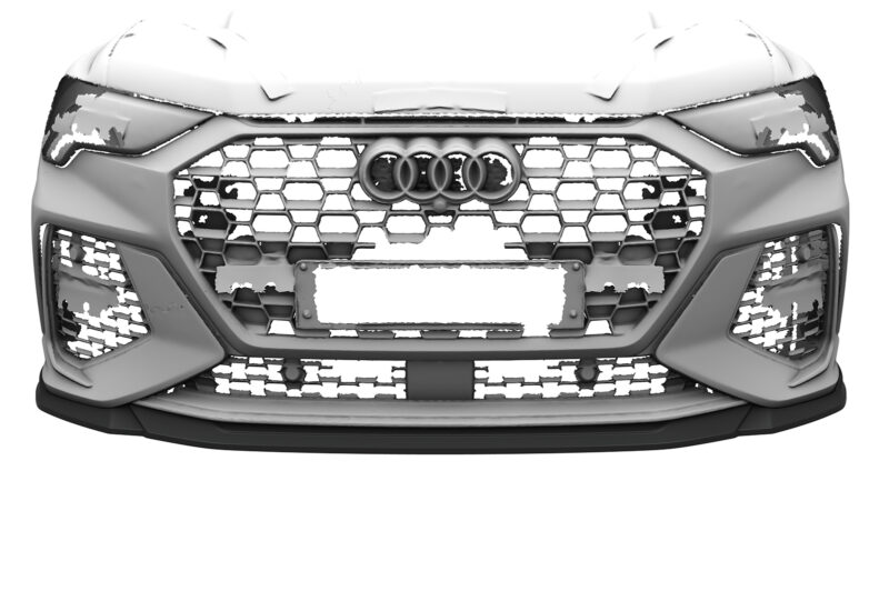Lip delantero CSR Automotive para Audi RSQ3 (F3) CSL838 Negro Mate 6