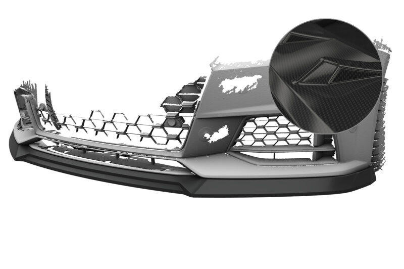 Lip delantero CSR Automotive para Audi TT FV/8S CSL840 Carbon Look 1