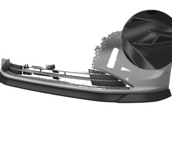 Lip delantero CSR Automotive para Nio ET7 CSL847 Carbon Look 1