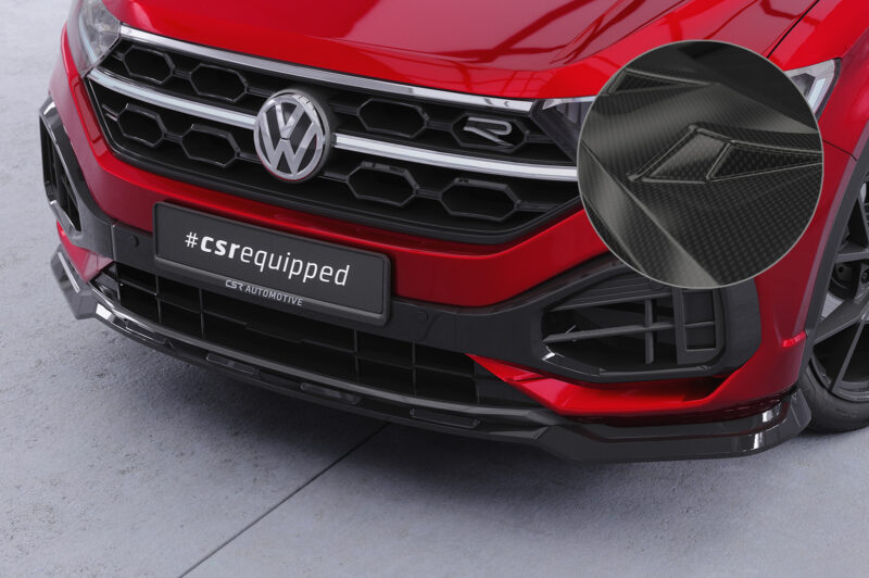 Lip delantero CSR Automotive para VW T-Roc (A1) Rine CSL851 Carbon Look 1