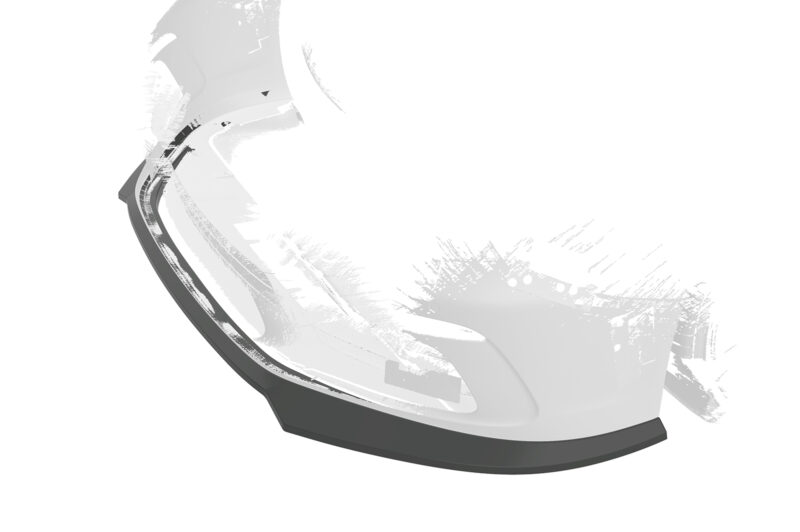 Lip delantero CSR Automotive para Porsche 718 Boxster 982 / 718 Cayman 982 CSL853 Negro Mate 2