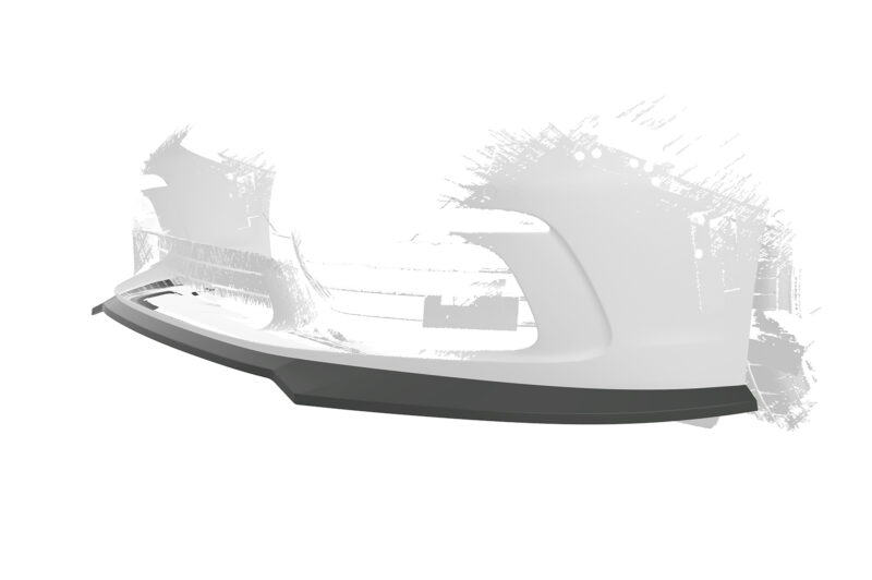 Lip delantero CSR Automotive para Porsche 718 Boxster 982 / 718 Cayman 982 CSL853 Negro Mate 3