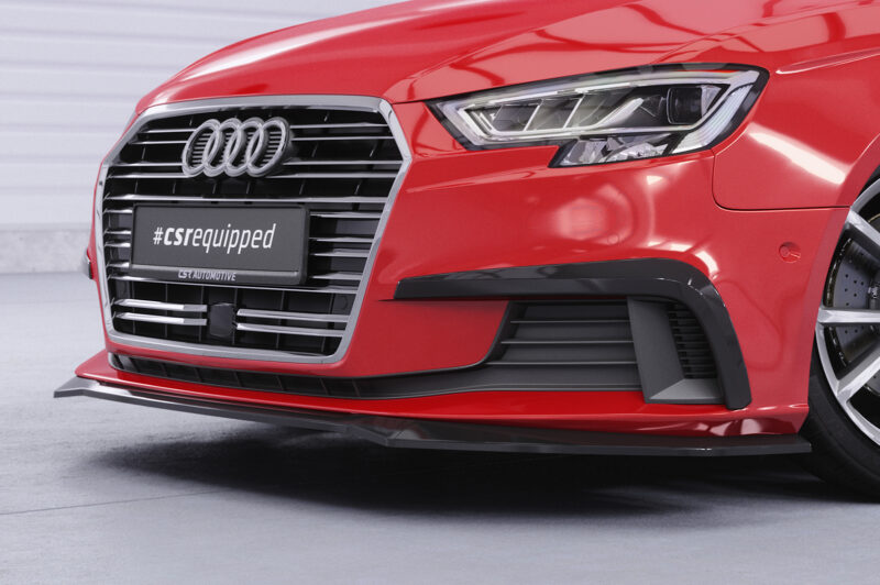 Lip delantero CSR Automotive para Audi A3 8V CSL857 Negro Mate 2