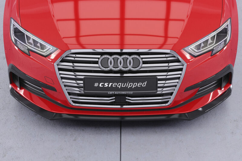 Lip delantero CSR Automotive para Audi A3 8V CSL857 Negro Mate 5
