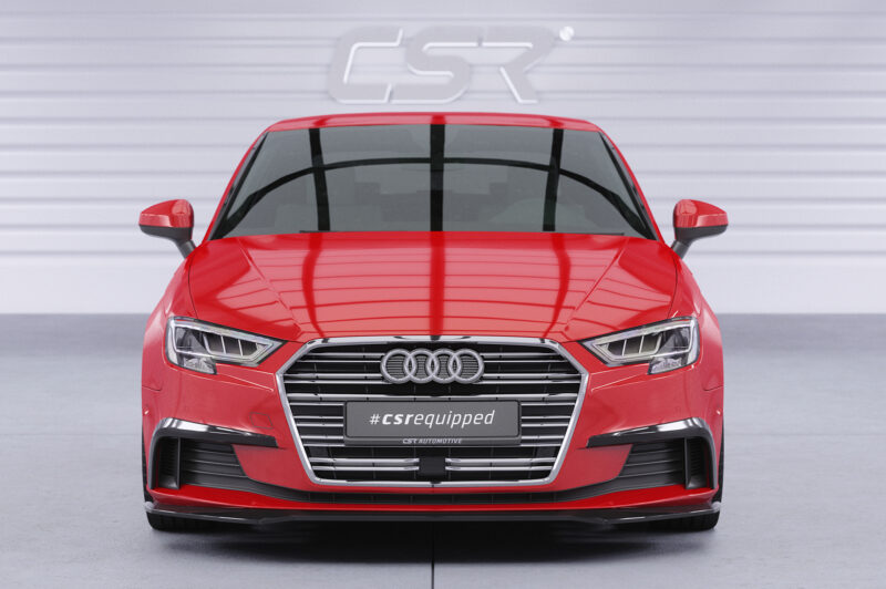 Lip delantero CSR Automotive para Audi A3 8V CSL857 Negro Mate 6
