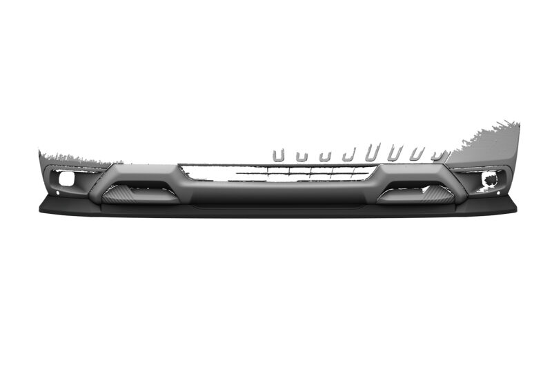 Lip delantero CSR Automotive para Citroen C3 Aircross 2 CSL859 Negro Mate 4