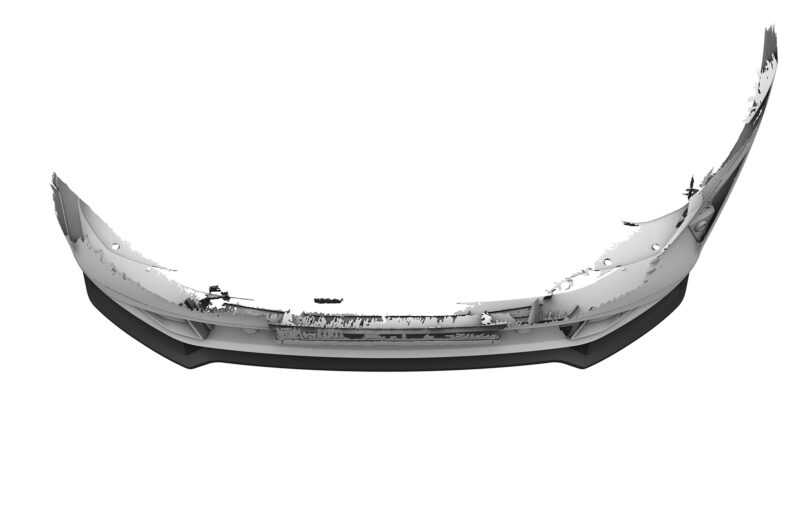 Lip delantero CSR Automotive para Nissan Qashqai (J12) CSL866 Negro Mate 5