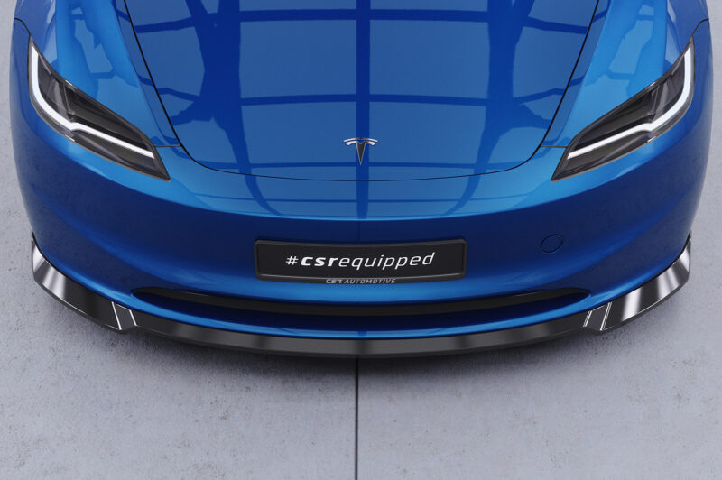 Lip delantero CSR Automotive para Tesla Model 3 CSL869 Negro Mate 5