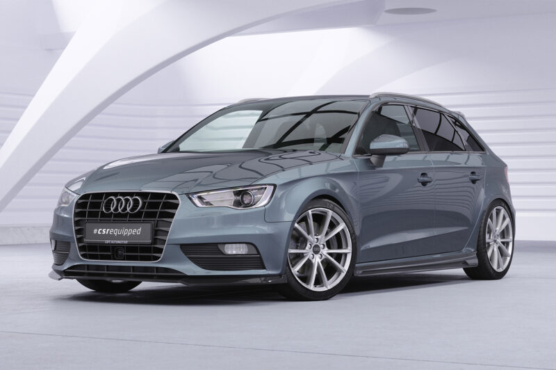 Lip delantero CSR Automotive para Audi A3 8V CSL870 Negro Mate 4
