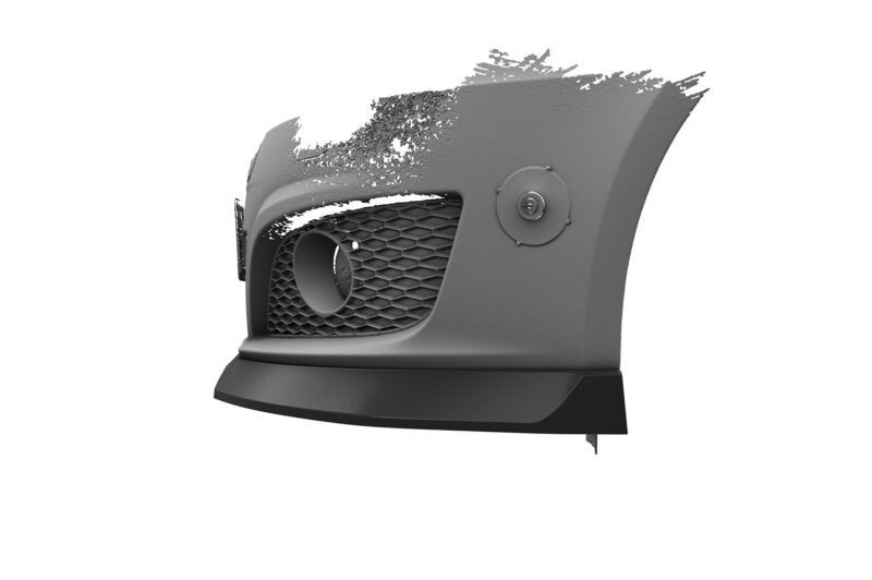 Lip delantero CSR Automotive para Seat Leon 2 (Tipo 1P) CSL876 Negro Mate 2