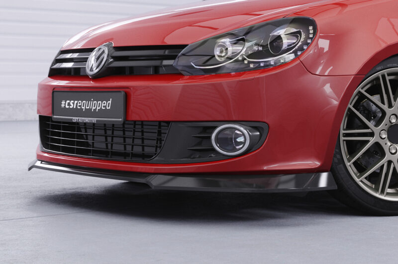 Lip delantero CSR Automotive para VW Golf 6 (Tipo 5K1) CSL877 Negro Mate 2