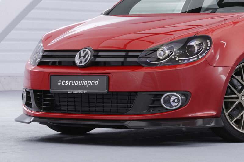 Lip delantero CSR Automotive para VW Golf 6 (Tipo 5K1) CSL877 Negro Mate 3
