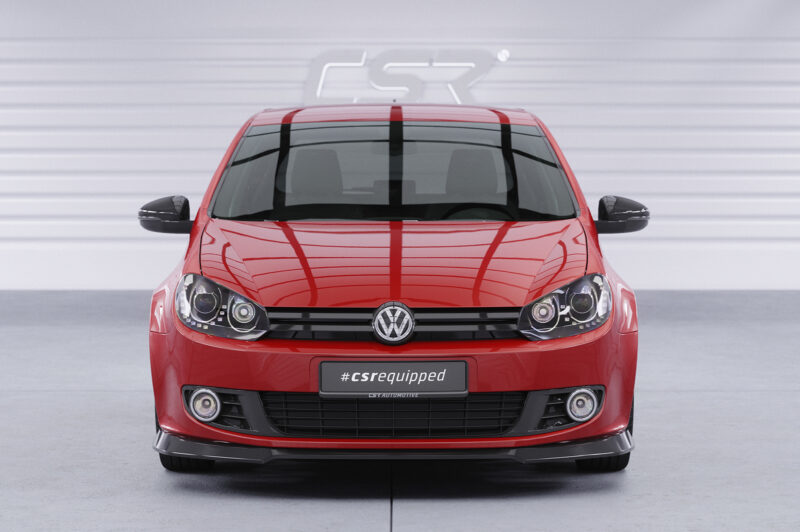 Lip delantero CSR Automotive para VW Golf 6 (Tipo 5K1) CSL877 Negro Mate 6
