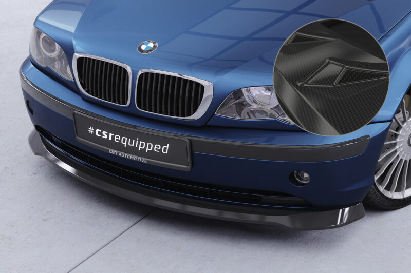Lip delantero CSR Automotive para BMW Serie 3 E46 Sedan / Touring CSL878 Carbon Look 1