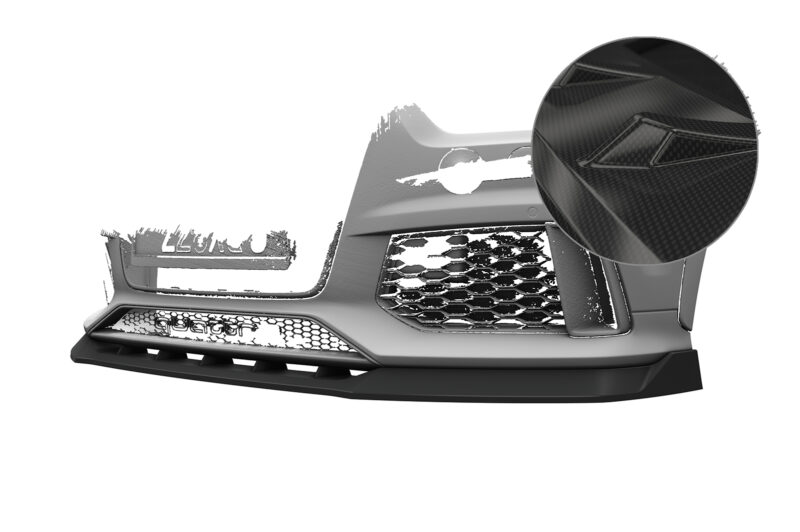 Lip delantero CSR Automotive para Audi RSQ3 (8U) CSL879 Carbon Look 1