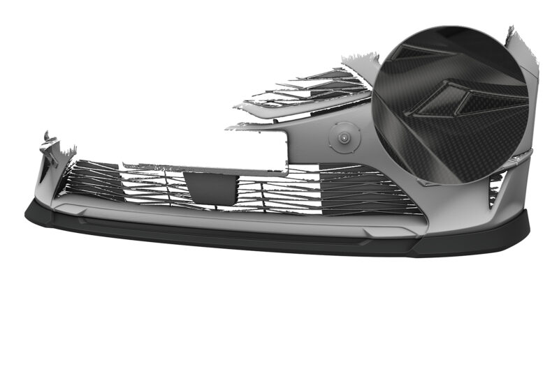 Lip delantero CSR Automotive para Kia Ceed (CD) CSL883 Carbon Look 1