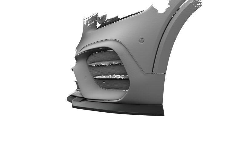 Lip delantero CSR Automotive para Mercedes Benz GLB X247 CSL884 Negro Mate 3