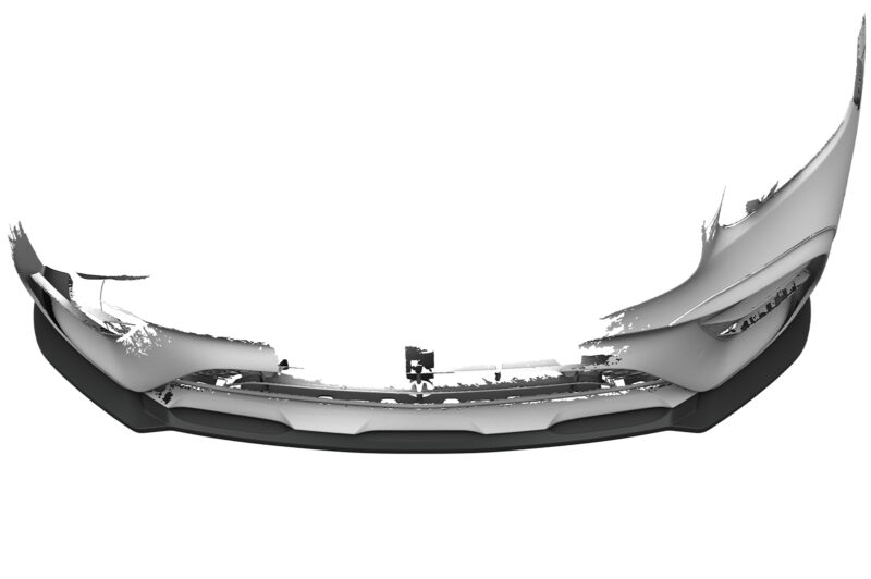 Lip delantero CSR Automotive para Mercedes Benz GLB X247 CSL884 Negro Mate 5