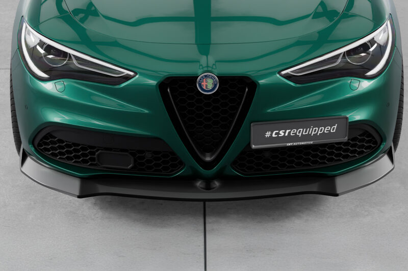 Lip delantero CSR Automotive para Alfa Romeo Stelvio CSL886 Negro Mate 5