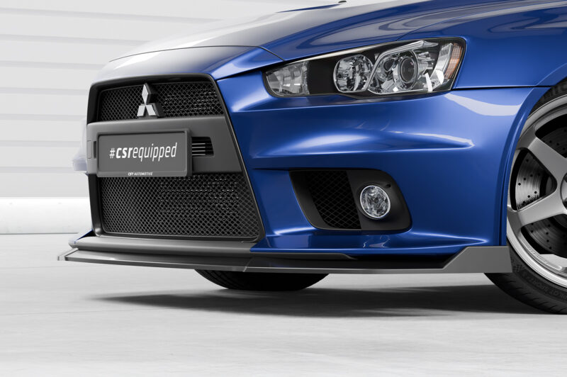Lip delantero CSR Automotive para Mitsubishi Lancer Evolution X CSL887 Negro Mate 2