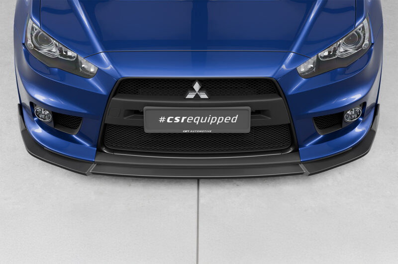 Lip delantero CSR Automotive para Mitsubishi Lancer Evolution X CSL887 Negro Mate 5