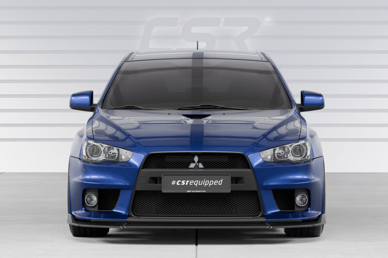 Lip delantero CSR Automotive para Mitsubishi Lancer Evolution X CSL887 Negro Mate 6