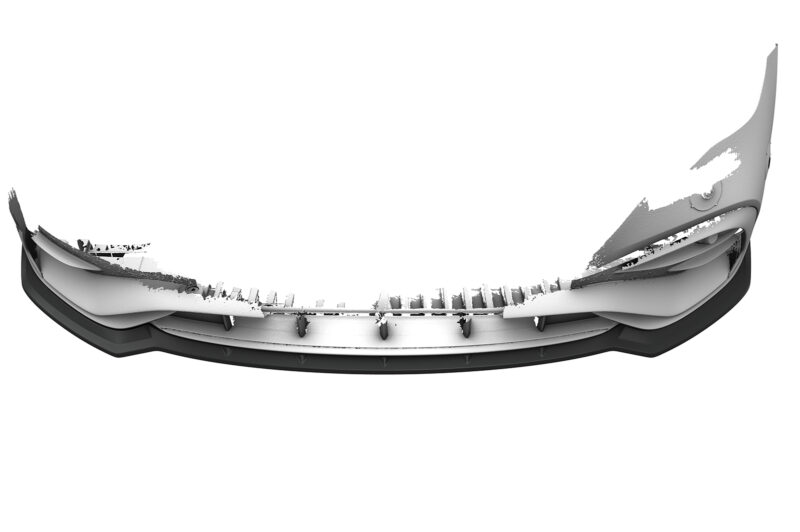 Lip delantero CSR Automotive para Mercedes Benz Clase E W214 / S214 CSL888 Negro Mate 5