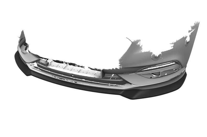 Lip delantero CSR Automotive para Opel Insignia B CSL889 Negro Mate 3