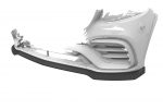 Lip delantero CSR Automotive para Mercedes Benz GLC X253 / C253 CSL896 Negro Mate 3