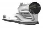 Lip delantero CSR Automotive para Mercedes Benz GLC X253 / C253 CSL896 Carbon Look 1