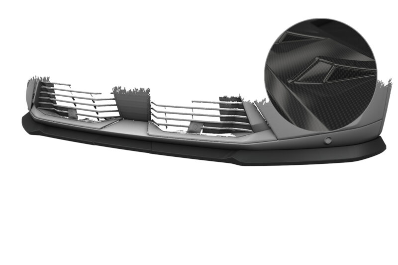 Lip delantero CSR Automotive para Peugeot 2008 II CSL899 Carbon Look 1