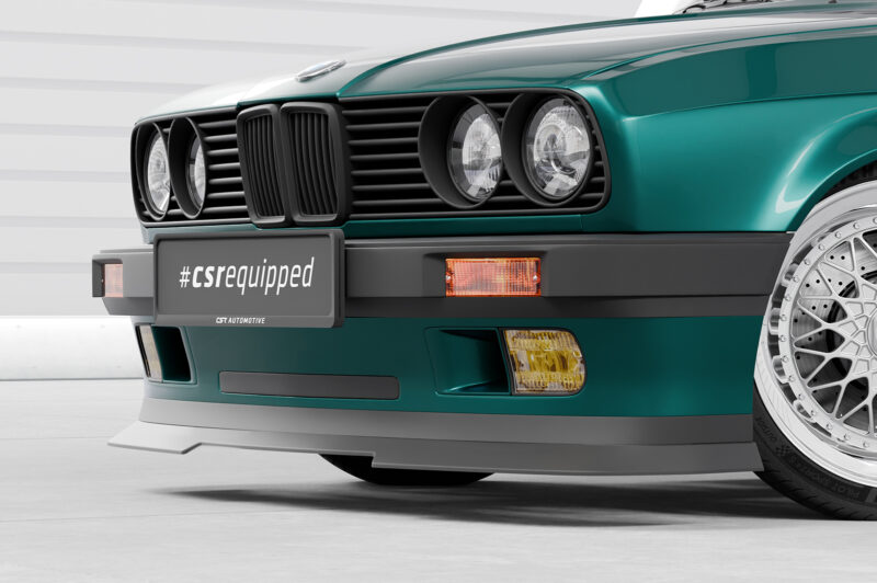 Lip delantero CSR Automotive para BMW Serie 3 E30 Coupé CSL906 Negro Mate 2