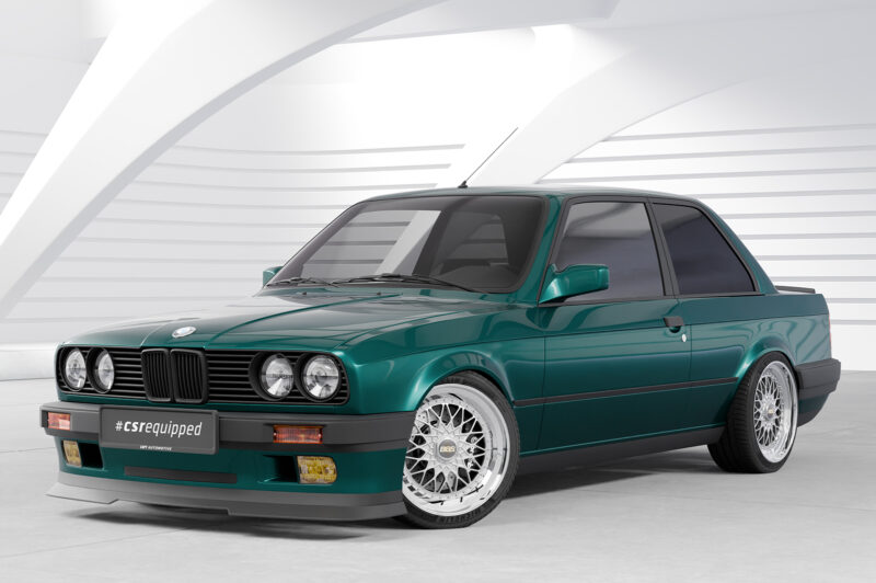 Lip delantero CSR Automotive para BMW Serie 3 E30 Coupé CSL906 Negro Mate 4
