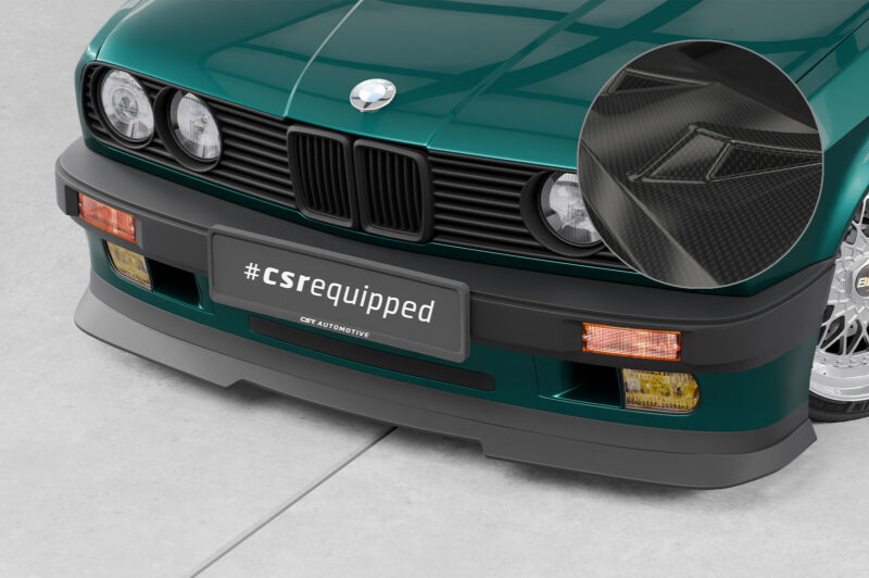 Lip delantero CSR Automotive para BMW Serie 3 E30 Coupé CSL906 Carbon Look 1
