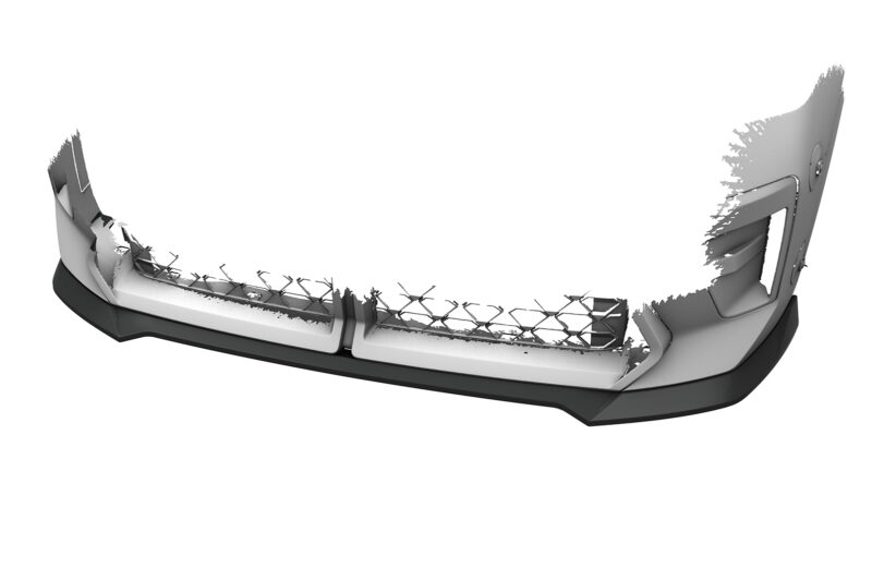 Lip delantero CSR Automotive para BMW X2 / iX2 (U10) CSL907 Negro Mate 3