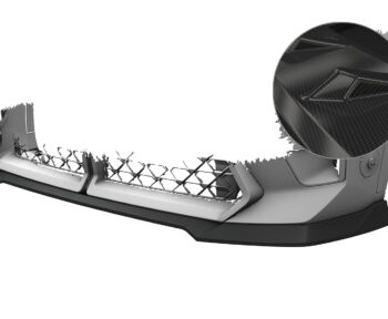 Lip delantero CSR Automotive para BMW X2 / iX2 (U10) CSL907 Carbon Look 1