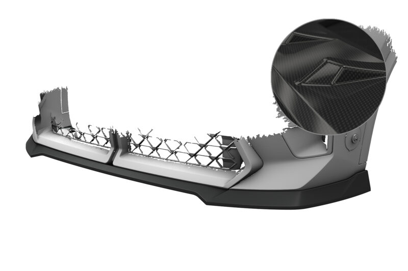 Lip delantero CSR Automotive para BMW X2 / iX2 (U10) CSL907 Carbon Look 1