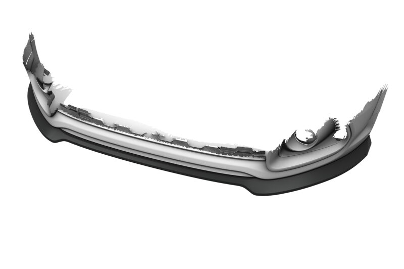 Lip delantero CSR Automotive para Fiat 500X Sport CSL908 Negro Mate 3