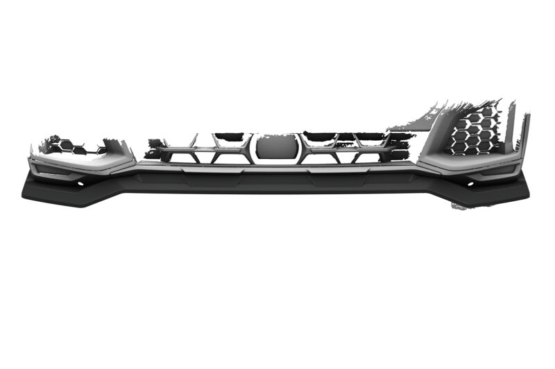 Lip delantero CSR Automotive para BMW X6 (G06) base CSL909 Negro Mate 4