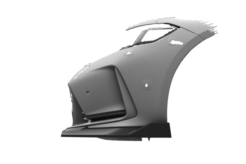 Lip delantero CSR Automotive para Honda Civic (FL5) Tipo R CSL911 Negro Mate 2