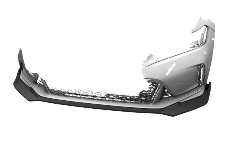 Lip delantero CSR Automotive para Honda Civic (FL5) Tipo R CSL911 Negro Mate 3
