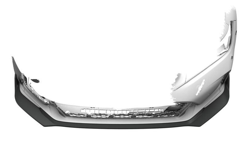 Lip delantero CSR Automotive para Honda Civic (FL5) Tipo R CSL911 Negro Mate 5