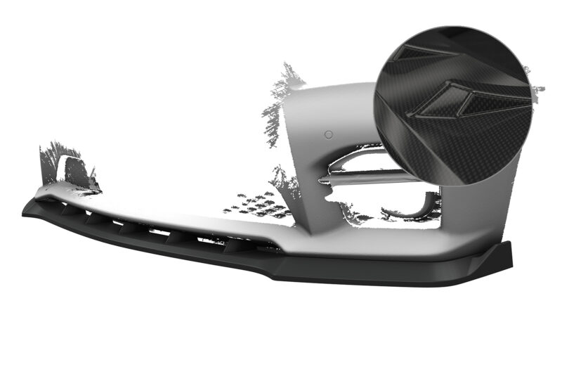 Lip delantero CSR Automotive para Infiniti Q50 CSL914 Carbon Look 1