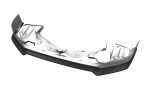 Lip delantero CSR Automotive para Subaru XV Crosstrek CSL920 Negro Mate 3