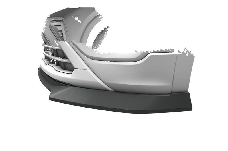 Lip delantero CSR Automotive para VW Tross (Tipo C1) CSL922 Negro Mate 2